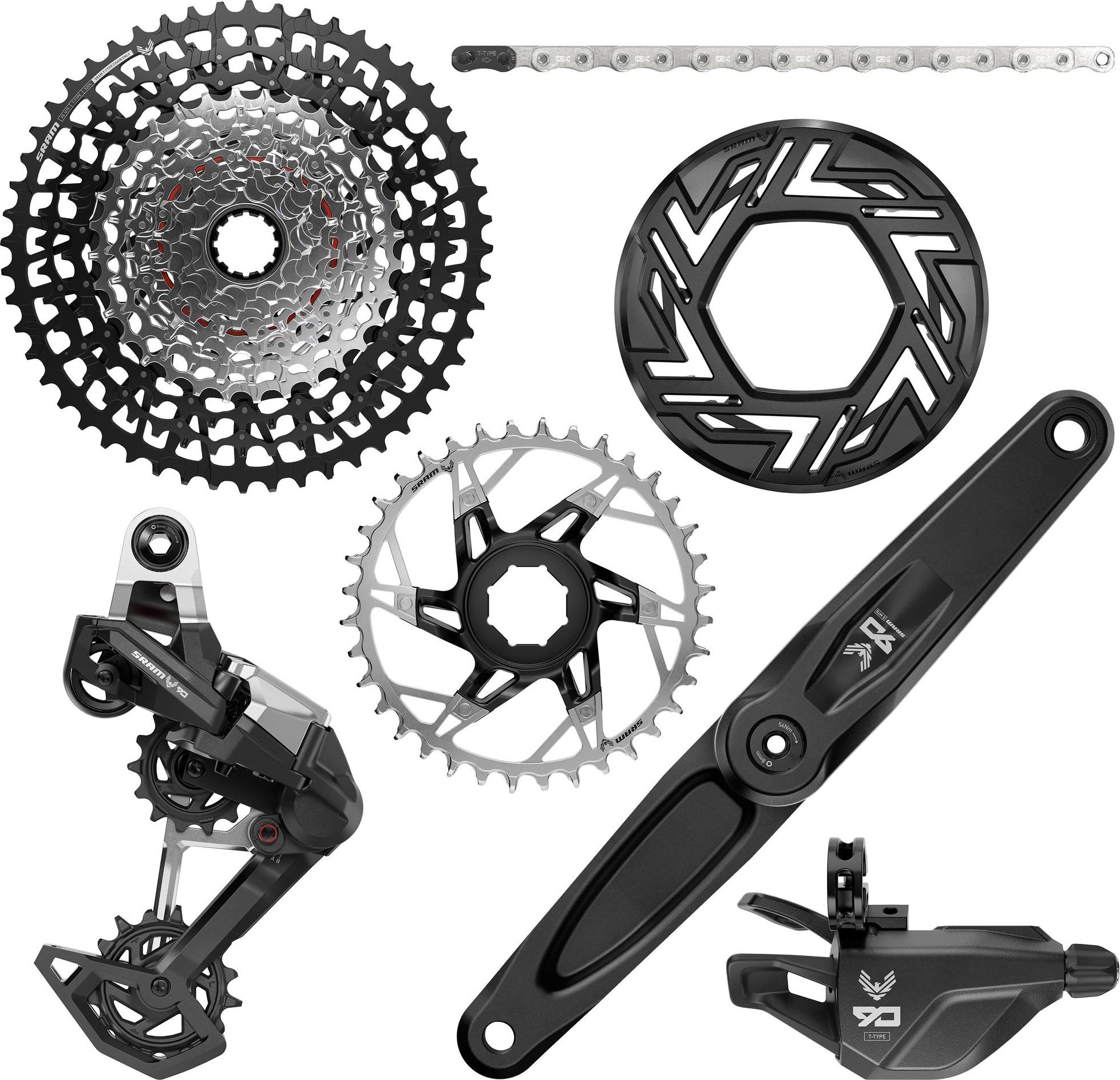 SRAM Kit Eagle 90 T-Type E-MTB 165mm Brose - Robuste Schaltperformance unter ....