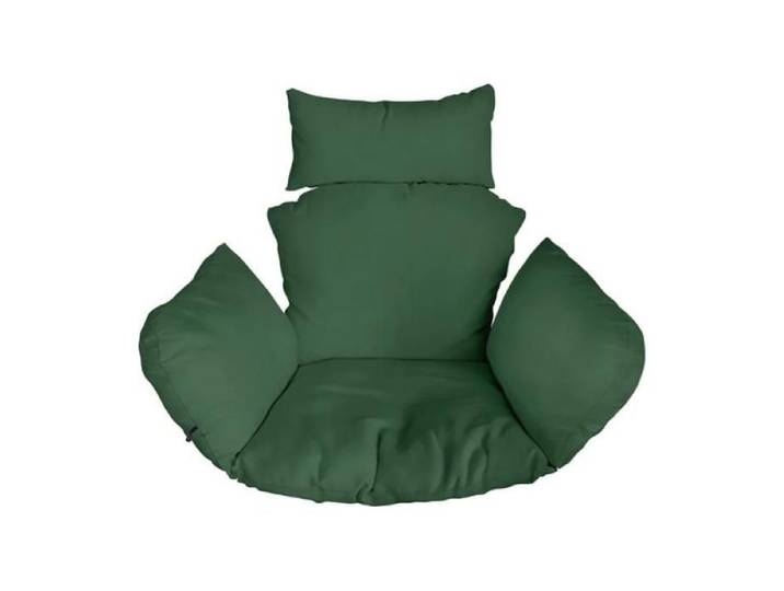 Coussin pour fauteuil suspendu coussin d'assise et dossier haute densité polyester déperlant pour salon jardin et balcon.