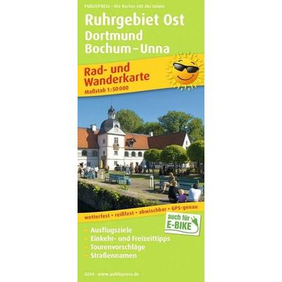 Publicpress Rad- und Wanderkarte Ruhrgebiet Ost, Dortmund, Bochum, Unna 1:50.000, Sonstige von , KOMPASS Freytag & Berndt, 978-3-7473-0244-6