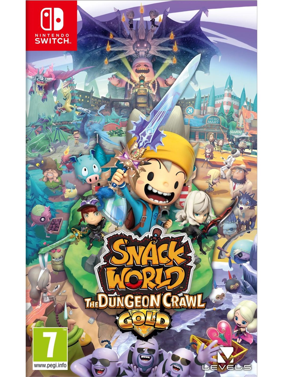 Snack World: The Dungeon Crawl - Gold - Nintendo Switch - RPG - PEGI 7