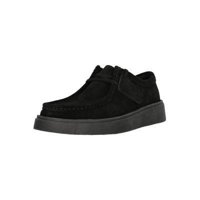 Schnürschuh CLARKS "Torview", Herren, Gr. 44, schwarz, Schuhe Schnürschuh, mit klobiger Laufsohle