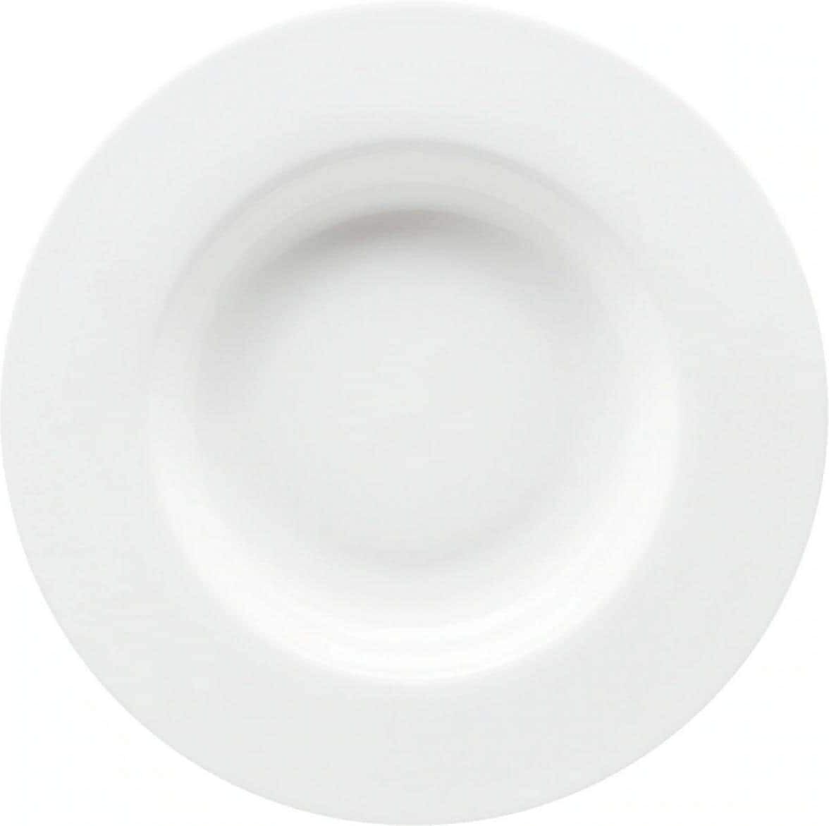 Suppenteller ROSENTHAL "Jade 23 cm", weiss (weiß), B:23cm, Speiseteller, Suppenteller weiß Einheitsgröße