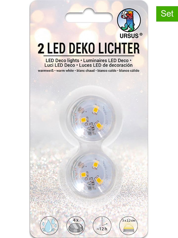 URSUS 2er-Set: LED-Deko-Lichter - onesize