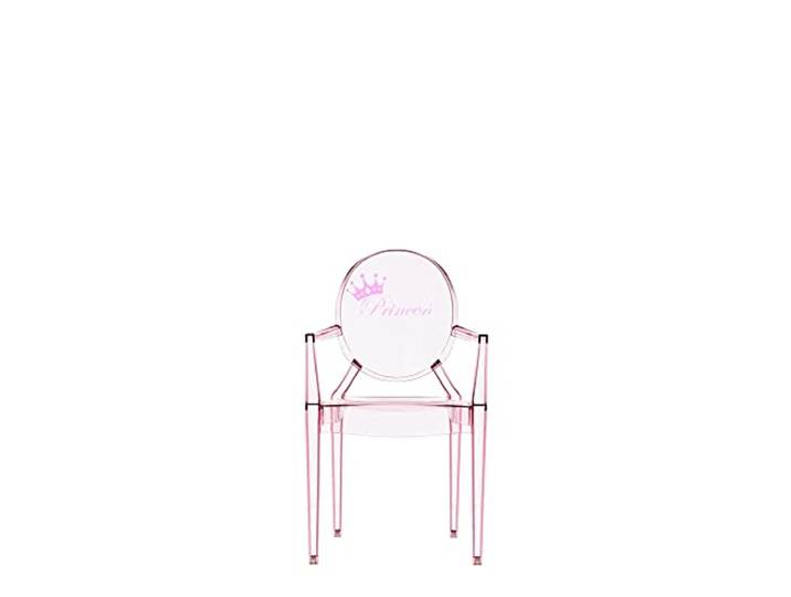 Kartell Lou Ghost Chaise\, rose\, 2.7 x 37 x 63 cm