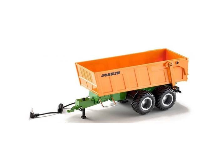 Siku Spielfahrzeug-Anhänger - Tandem-Achs-Anhänger - orange/grün