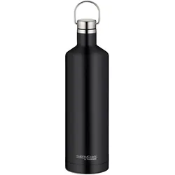 Thermos Thermosflasche Traveler 750 ml Edelstahl Schwarz