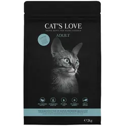 Cat's Love Adult Lachs Katzentrockenfutter 2 Kilogramm