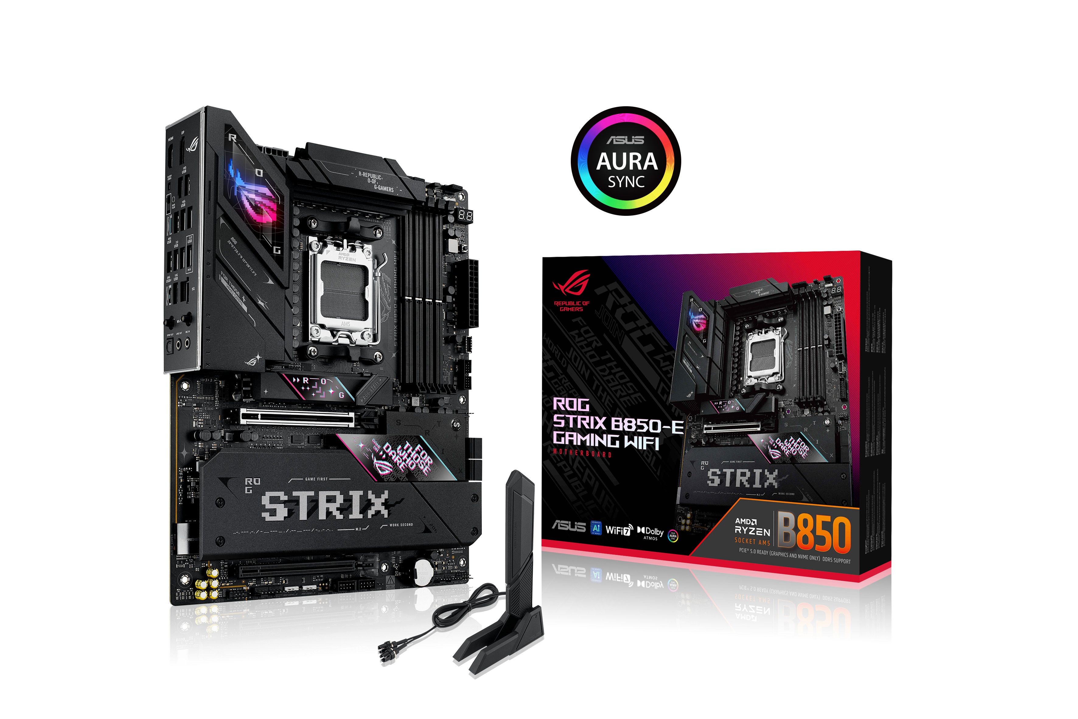 ASUS ROG STRIX B850-E GAMING WIFI ATX Mainboard - Sockel AM5