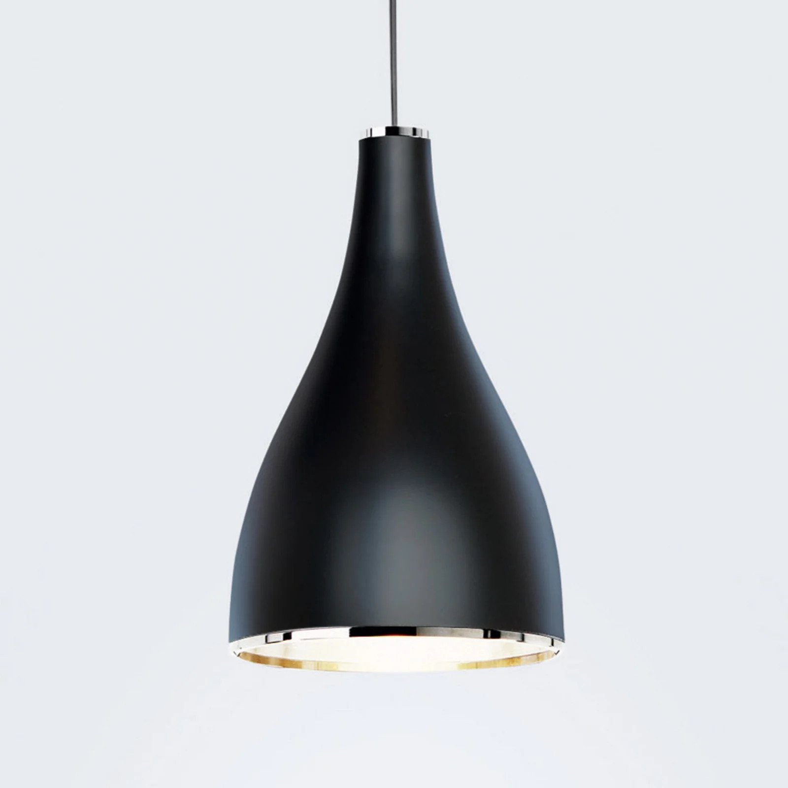 Serien Lighting One Eighty hanglamp - Zwart - Metaal - Ø 11,5 cm