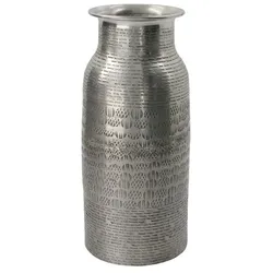 House Doctor Vase Fenja Antiksilber, Höhe 26 cm, ∅ 11 cm
