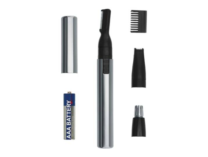 Wahl Micro Groomsman, 2-in-1-Detailtrimmer mit abwaschbaren Aufsätzen