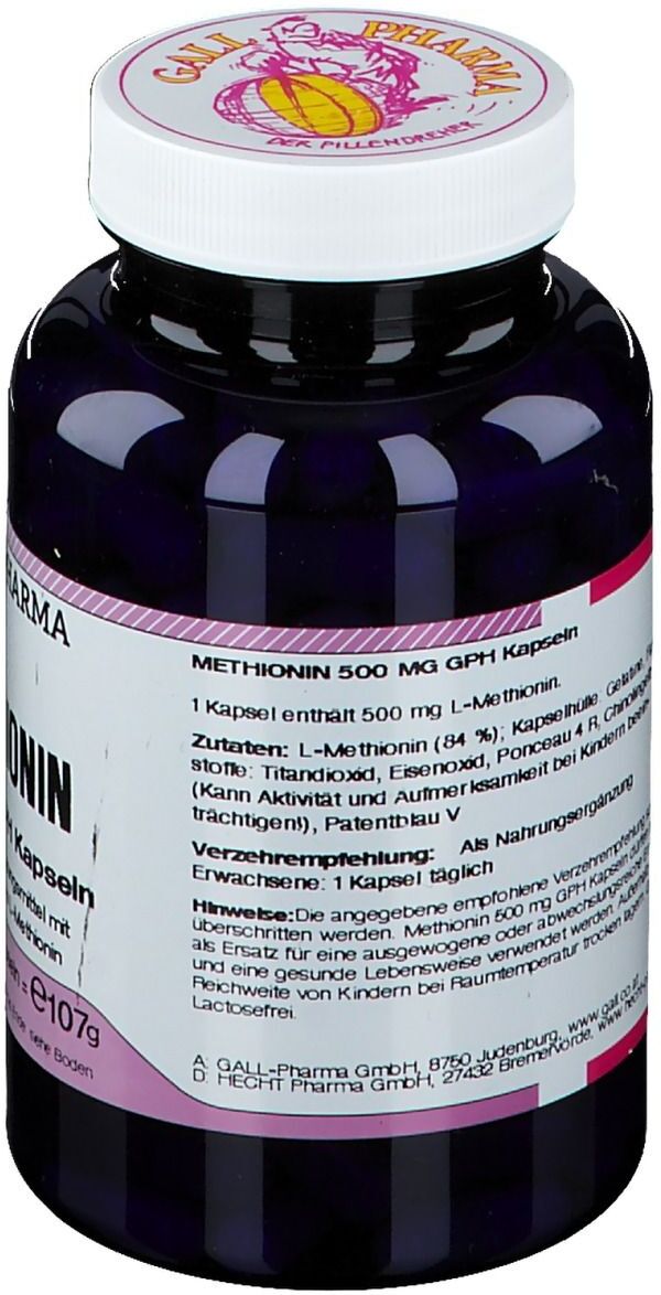 GALL PHARMA Methionin 500 mg GPH Kapseln 180 St