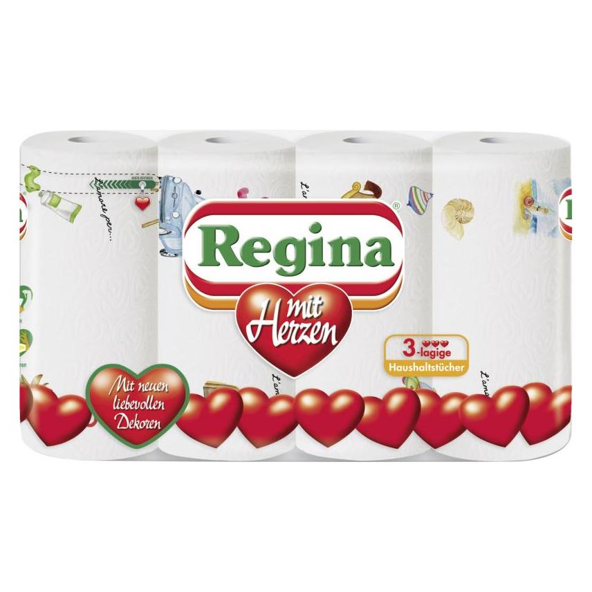 Regina Küchenrollen mit Herzen (4x) (340340)