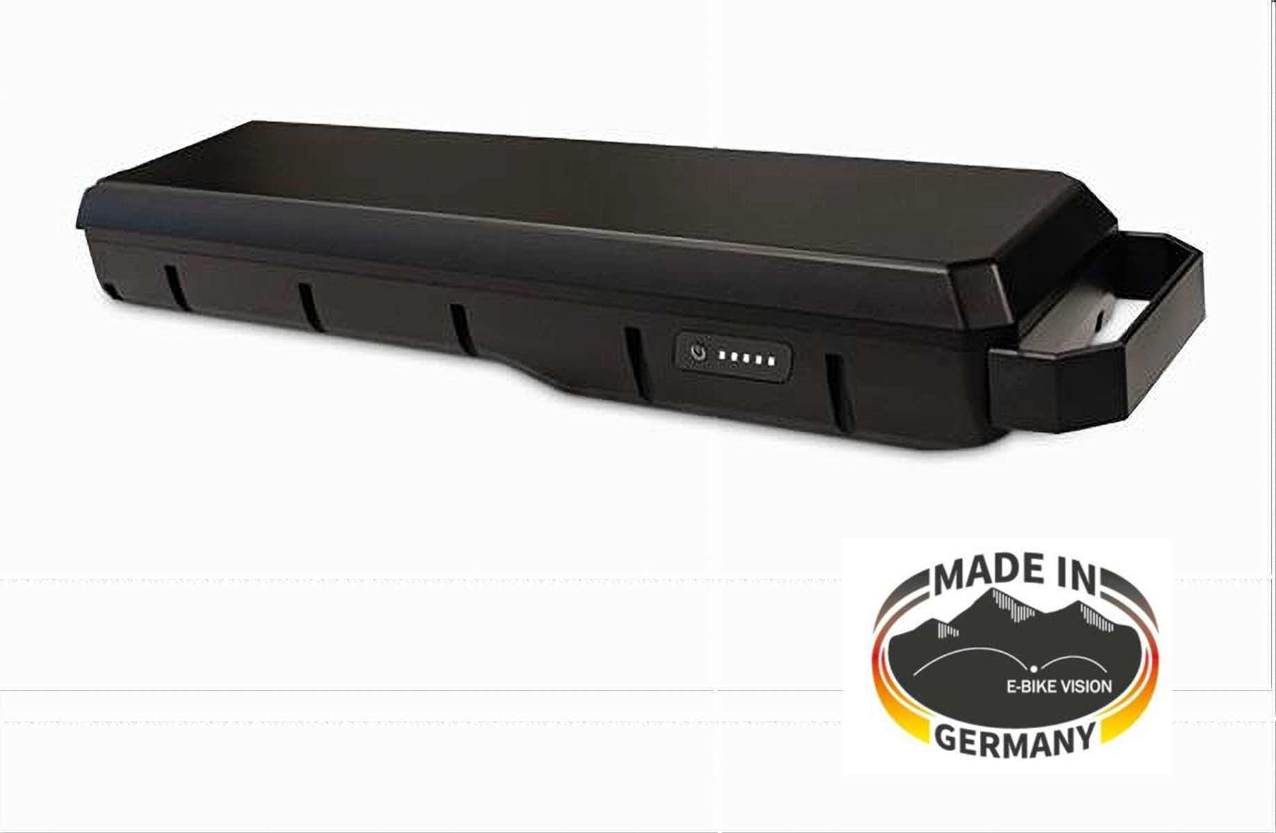 EBV E-Bike Battery, kompatibel zum Bosch Active (Plus) / Performance (CX) Antriebssystem 36V - 20Ah / 720Wh - EVO Gepäckträger