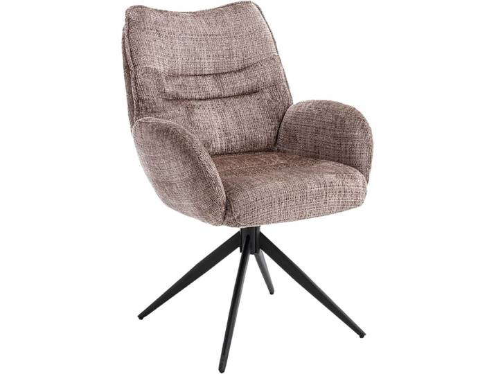 Esszimmerstuhl HOME AFFAIRE Ronda , braun (taupe, schwarz, taupe), B:64cm H:94cm T:69cm, Stühle, Esszimmerstuhl