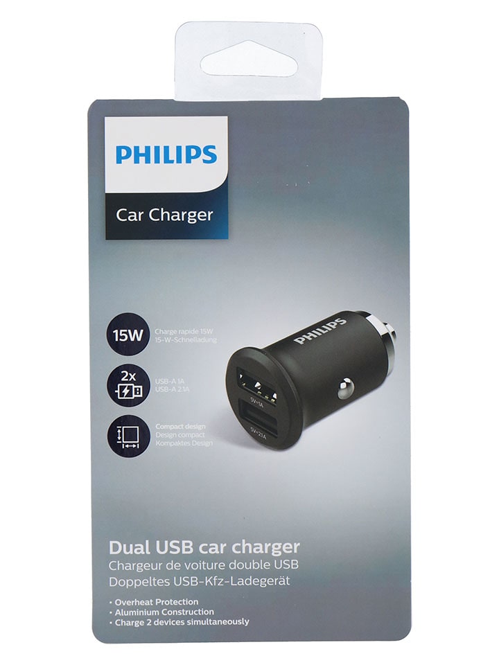 Philips Auto-Ladegerät in Dunkelblau - onesize