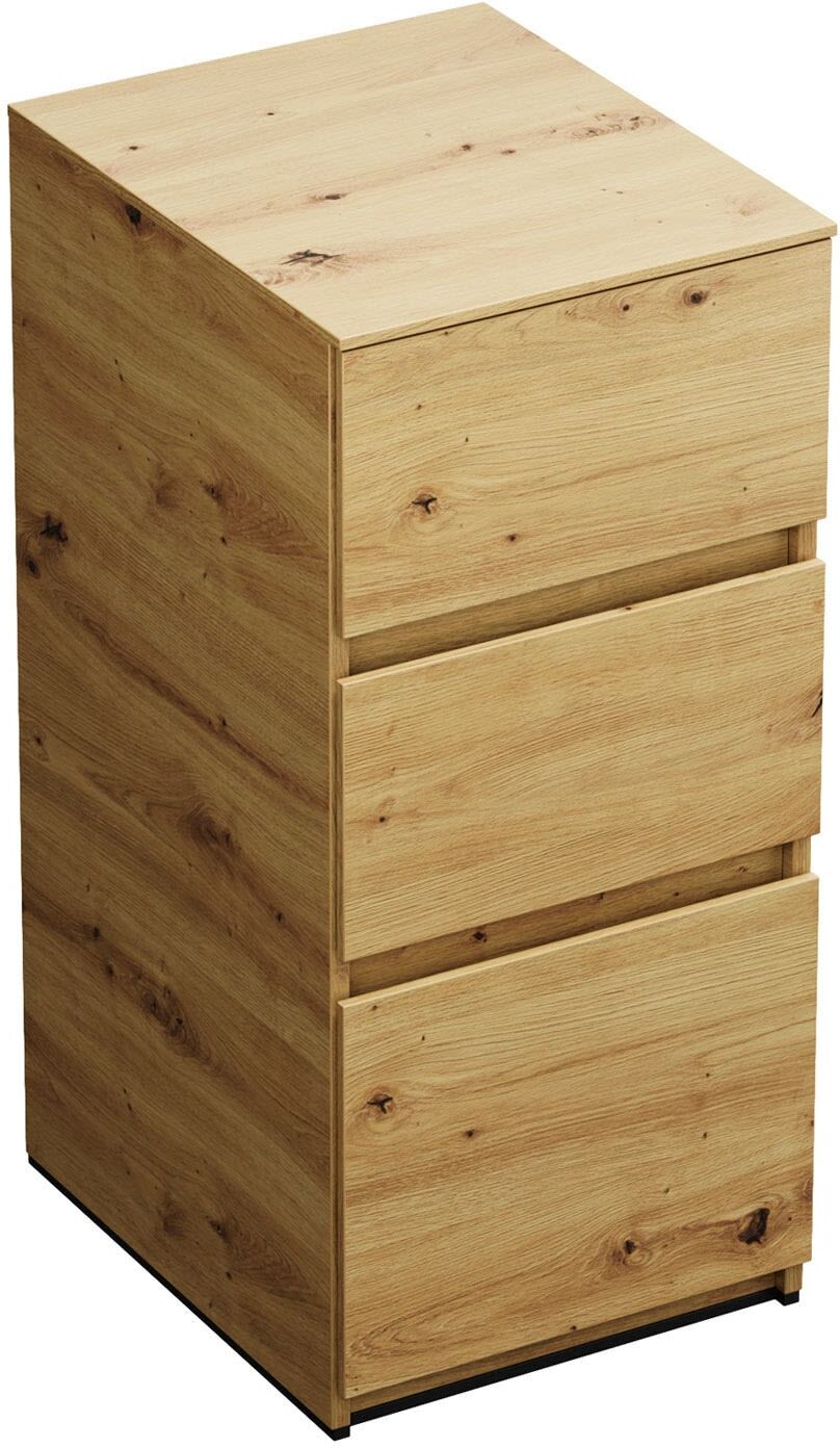 burgbad Lin20 Unterschrank 40 cm, 1 Auszug, 2 Schubladen