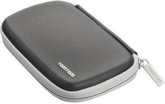 Tragetasche TOMTOM "Schutztasche 4,3 / 5", grau (grau, weiß), Taschen, Tragetasche grau, weiß Einheitsgröße