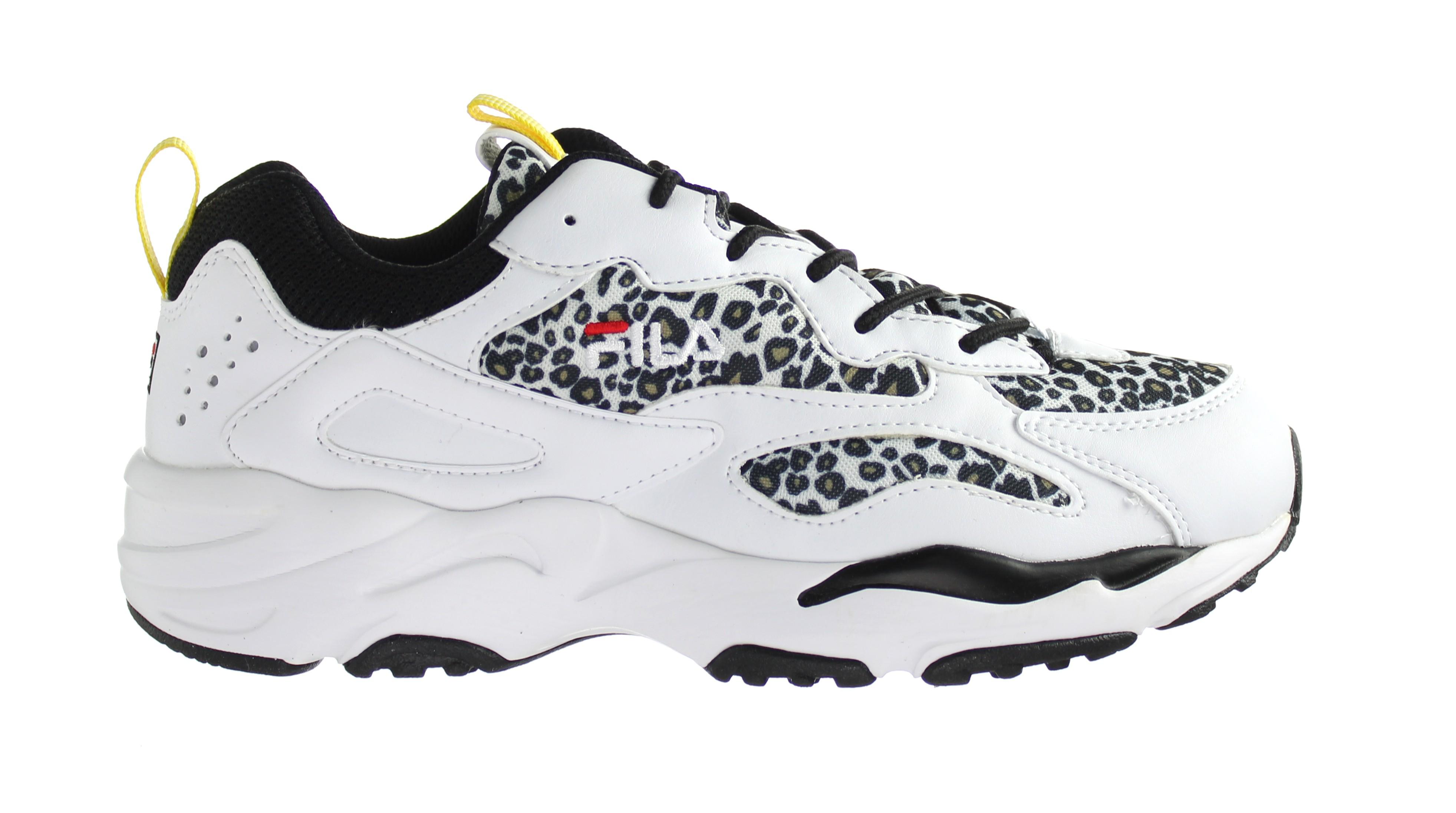 Fila Ray Tracer Dames Wit/Zwart Sportschoenen