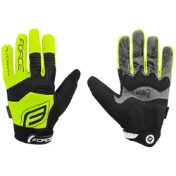 Die Force MTB Autonomy Sommerhandschuhe in Fluofarbe. Gr.S