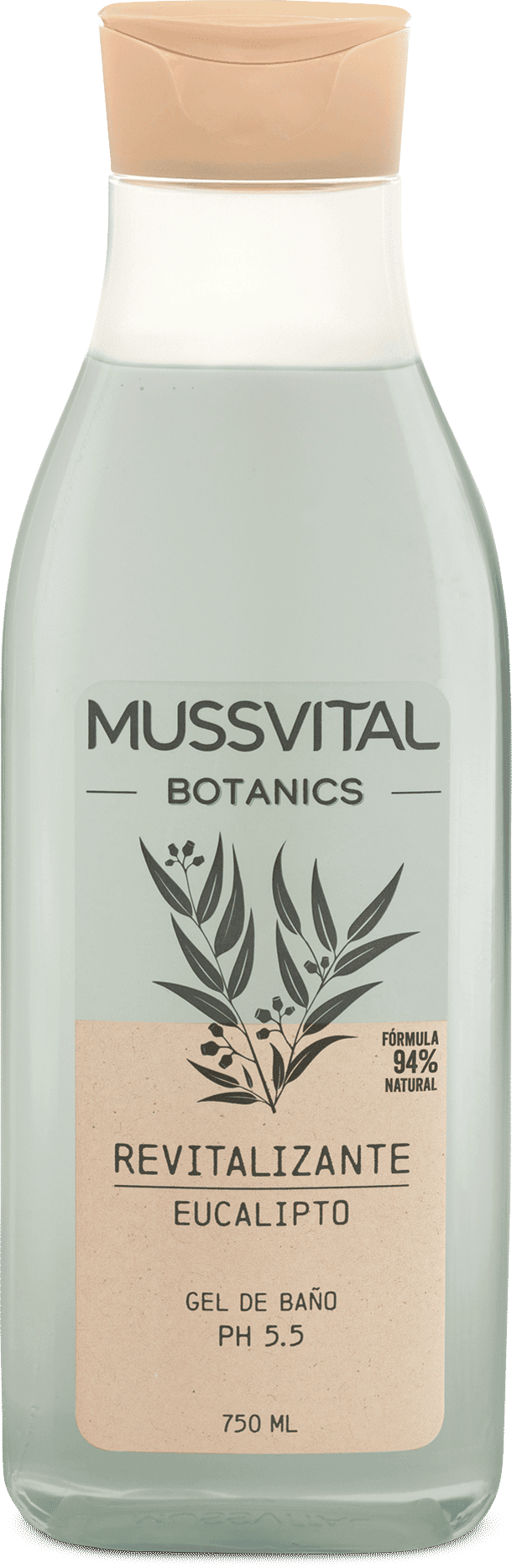 Mussvital Botanics Eucalyptus Bath Gel 750 ml