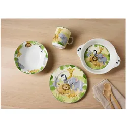 6x Ritzenhoff & Breker R+B Schale Afrikatiere 2Gr., Schüssel + Schale, Mehrfarbig