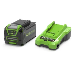 Greenworks 40V Starter Kit 4Ah Akku + Ladegerät