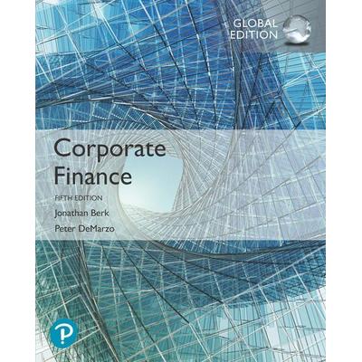 Corporate Finance, Global Edition, Taschenbuch von Jonathan Berk,Peter DeMarzo, Pearson Education Limited, 978-1-292-30415-1