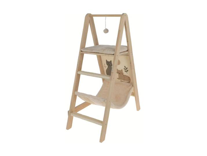 Kratzbaum KERBL 104 x 75 x 39.5 cm , beige, B:75cm H:104cm T:39,5cm, Sisal, Kratzbäume, Kratzbaum