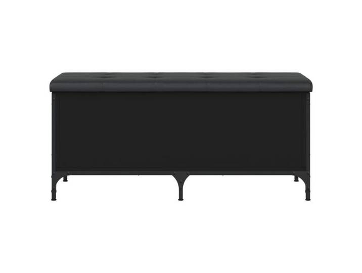 BANC couloir Noir - LEMON® Banc de rangement - Siège de rangement - noir - 102x42x45cm - Bois d'ingénierie 675 - Soldes