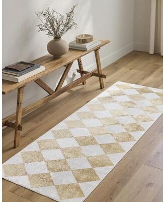 Livabliss Lillian Modern & Contemporary Checkered Indoor/Outdoor Area Rug