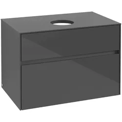 Villeroy & Boch Waschtischunterschrank Collaro C037 800x548x500mm 2 Ausz. Waschtisch m.tig Glossy Gr C03700FP