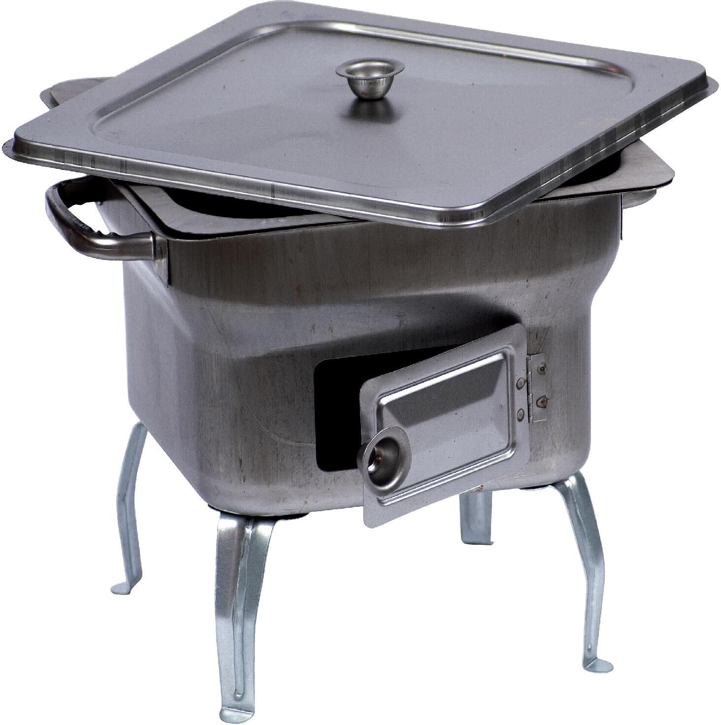 vivagarden Fornacella Barbecue A Carbonella Carbone Bbq Da Giardino Esterno In Lamiera Cm 25x25 - Fornacella