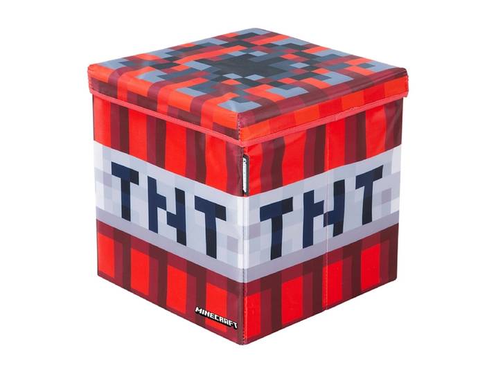 Aufbewahrungshocker MINECRAFT MINECRAFT 30x30x30cm polyester rot