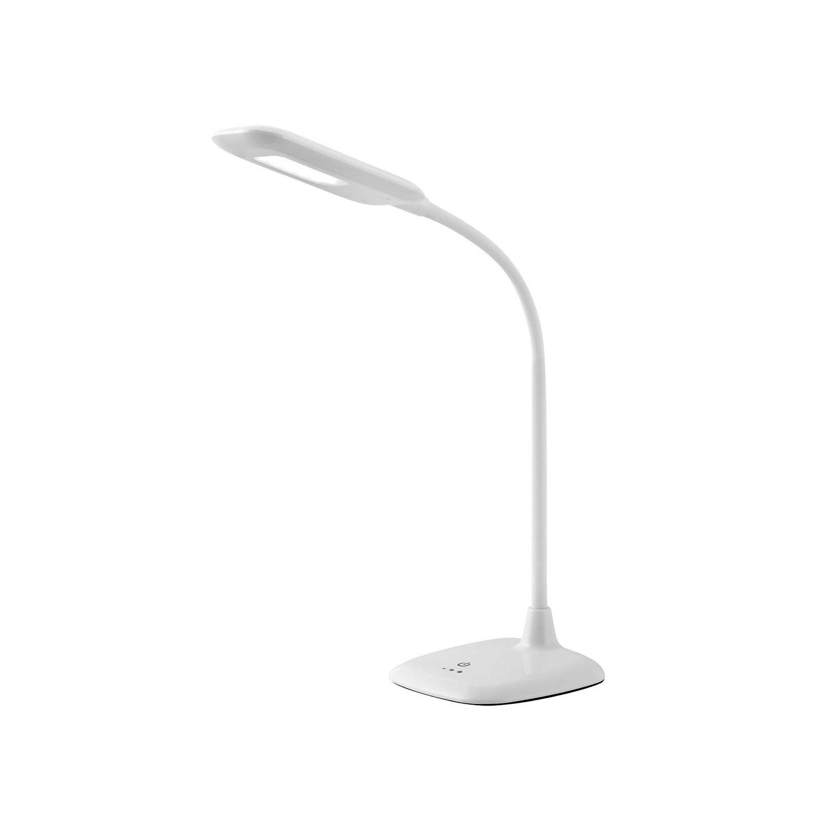BRILLIANT Lampe Nele LED Tischleuchte Touchdimmer weiß 1x 5W LED integriert (SMD), (300lm, 6000K) Mit 3-Stufen-Touchdimmer