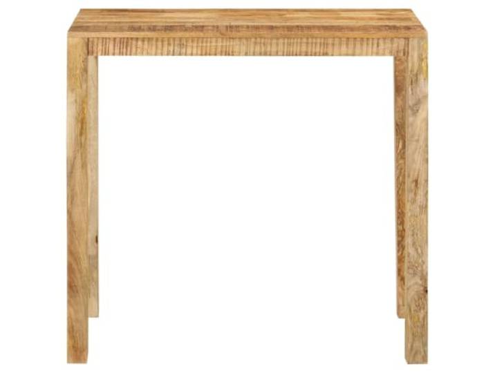 GPUTYGHN Bartisch 112x55x108 cm Massivholz Mango Massives Mangoholz, Holzgestell, stabile Tischplatte, Montageanleitung, rustikaler Charme, Esszimmer, Küche