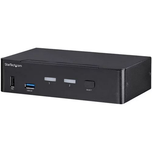 STARTECH.COM 2 Port DisplayPort KVM Switch mit USB 3.0 - 4K 60Hz - DisplayPort 1.2 KVM - TAA konform