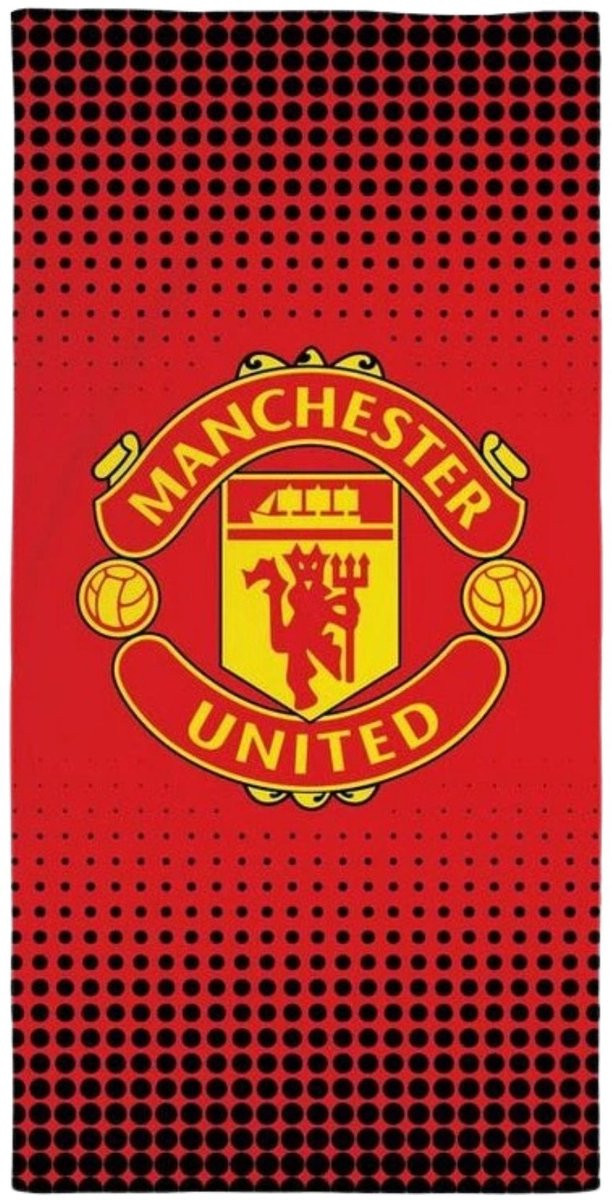 Manchester United Strandlaken voor kinderen - Rood - 150 x 75 cm
