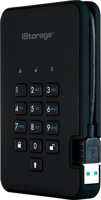 iStorage diskAshur² Externe harde schijf 2 TB Versleuteld Draagbaar