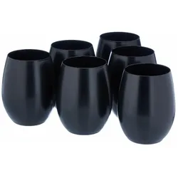 Chef & Sommelier Gläserset PRIMARY BLACK Glas 360 ml (6 Stücke), Trinkgläser, Schwarz