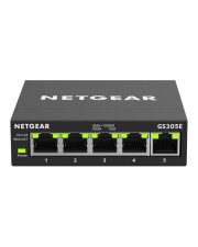 Netgear 5-Port Gigabit Ethernet Smart Managed Plus Switch für SMB Metallgehäuse Desktop 1 Gbps 1 (GS305E-100PES)