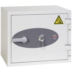 Phoenix BS1283K Battery Titan Batterie-Aufbewahrungstresor feuergeschützt, mit 4 Steckdosen, mit ausziehbarer Schublade, mit Schlüsselhakenleiste