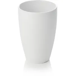 24x Becher Set, Ø 8,5 cm, 380 ml, weiß, Porzellan, Kaffee Tasse