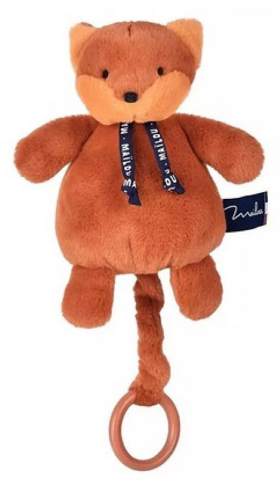 Maïlou Tradition Dorlotin Knuffelvos, bruin, 21 cm