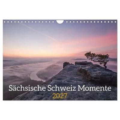 Sächsische Schweiz Momente 2027 (Wandkalender 2027 DIN A4 quer), CALVENDO Monatskalender