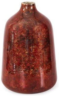 Allan Andrews Sharma Crimson Gold Slanted Vase Large