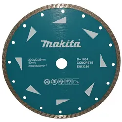 Makita, Sägeblatt, Diamanttrennscheibe 230x22,23mm D-41654
