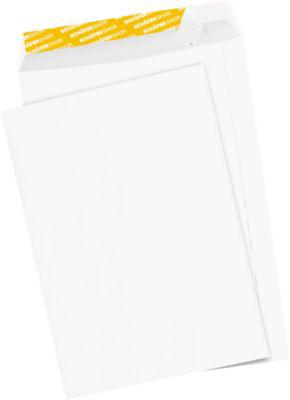 Schäfer Shop Genius Versandtaschen, Format C4, ohne Fenster, Haftklebung, Papier, 90 g/m², weiß, 25 Stück