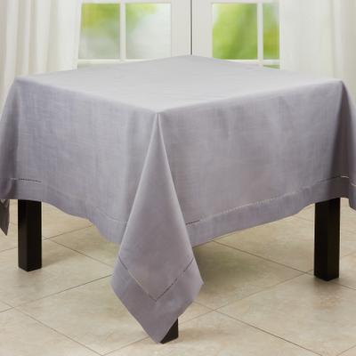 Saro Lifestyle Tablecloth With Hemstitched Border Design