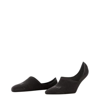 Füßlinge FALKE "Step High Cut", Damen, Gr. 35-36, schwarz (3000, schwarz), Obermaterial: 77% Baumwolle, 19% Polyamid, 4% Elasthan, unifarben, Socken, mit hohem Schnitt, für Sneaker und Halbschuhe, aus Baumwolle